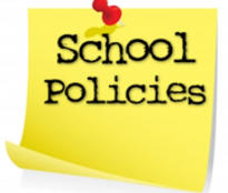school policies sticky note 